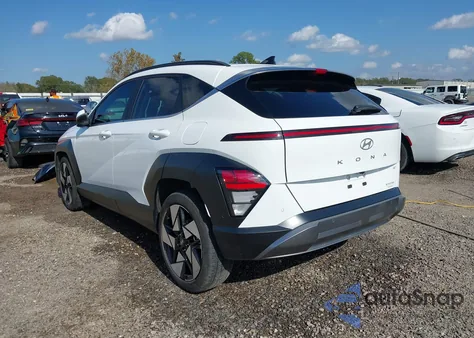 2024 Hyundai Kona Limited из США, поврежденный, VIN KM8HE3A34RU166778